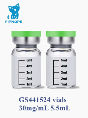 впрыска 5.5mL 30mg/mL GS-441524 для обработки FIP кота