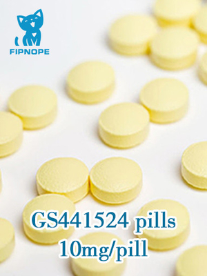 Лечение CAS 1191237-69-0 таблеток кота FIPV GS-441524 для Fip в котах