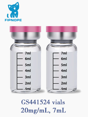 впрыска 20mg/mL GS-441524, для пользы НИОКР FIP CAT ТОЛЬКО